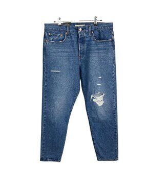 Levi's Wedgie Jeans, High Rise, Tapered, Button Fly, 100% Cotton Denim, Size 31